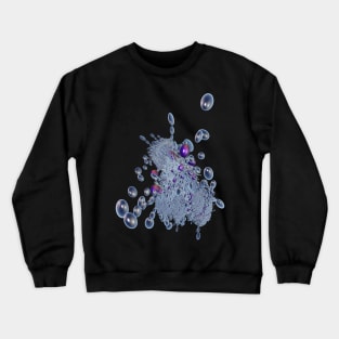 Fractal bubbles explosion Crewneck Sweatshirt